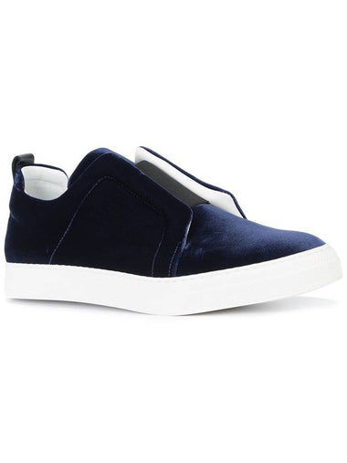 Blue Velvet Slider Sneakers - PIERRE HARDY - BALAAN 1