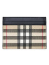 Men's Vintage Check Card Wallet Beige - BURBERRY - BALAAN 2