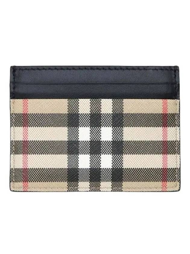 Men's Vintage Check Card Wallet Beige - BURBERRY - BALAAN 2