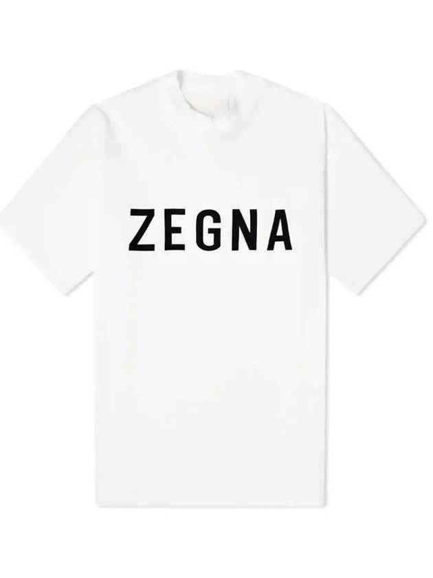 x Zegna Logo TShirt FZTS02 FZJ802 N01 - FEAR OF GOD - BALAAN 2