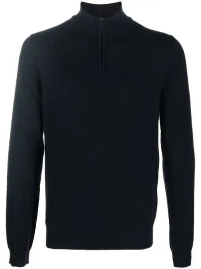 Embroidered Logo Virgin Wool Turtleneck Navy - HUGO BOSS - BALAAN 2