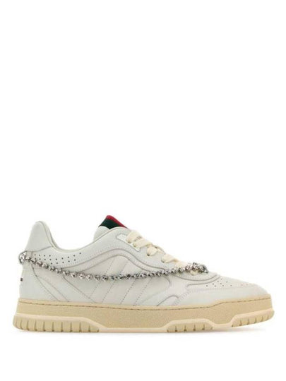 Women's Reweb Low Top Sneakers White - GUCCI - BALAAN 2