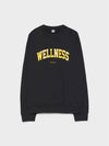 Wellness Logo Sweatshirt Black - SPORTY & RICH - BALAAN 8