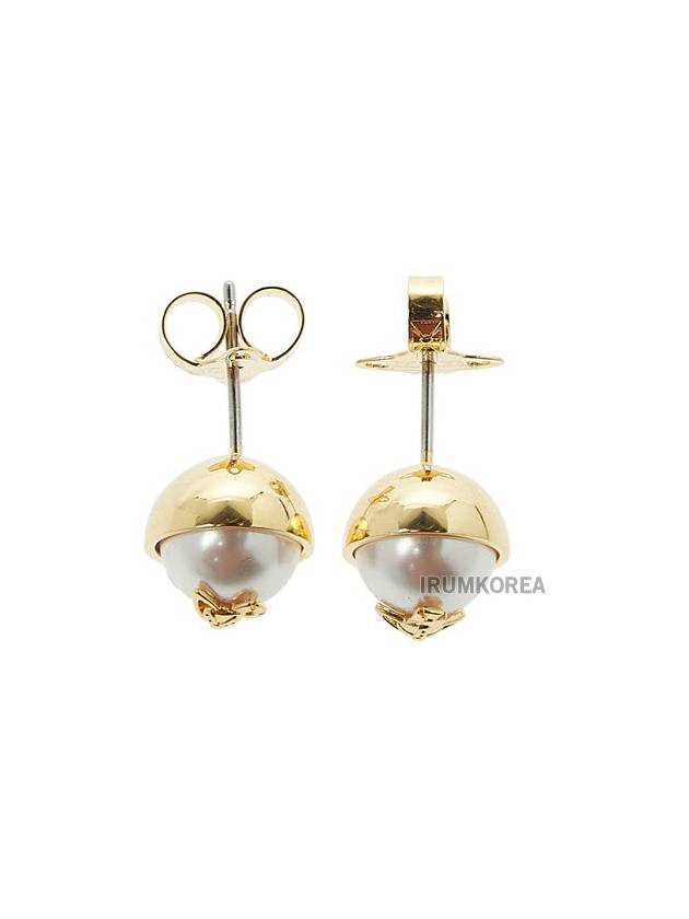 Olga Pearl Small Earrings Gold - VIVIENNE WESTWOOD - BALAAN 4