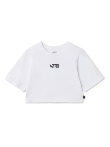 Flying Crew Crop Top White II VN000GFFWHT1 - VANS - BALAAN 1