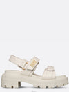 Dioract Platform Lambskin Sandals White - DIOR - BALAAN 2