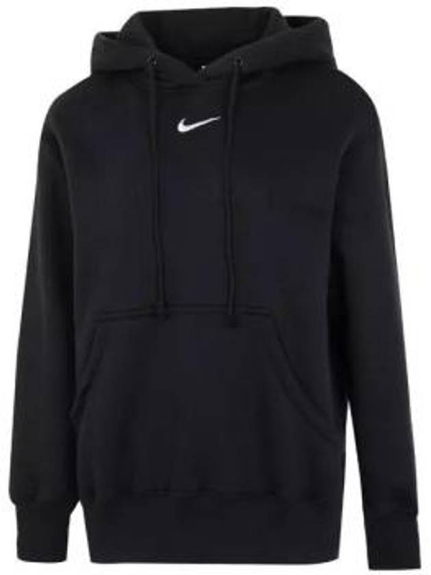 NSW Phoenix Fleece Oversized Pullover Hoodie Black - NIKE - BALAAN 2