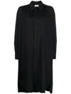 Women's Two Pocket Virgin Wool Midi Dress Squid Ink - LEMAIRE - BALAAN 2