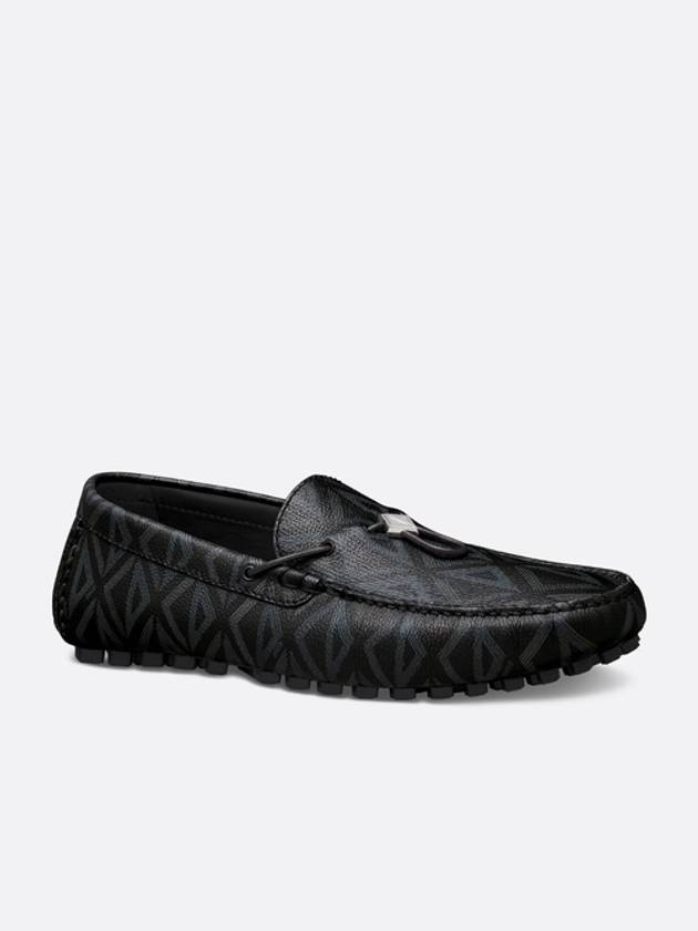 CD Diamond Drawstring Loafers Black - DIOR - BALAAN 2