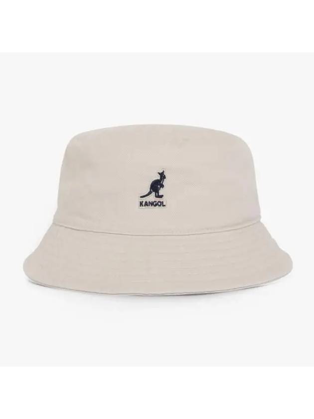 K4224HT KHAKI Washed Bucket Hat - KANGOL - BALAAN 2