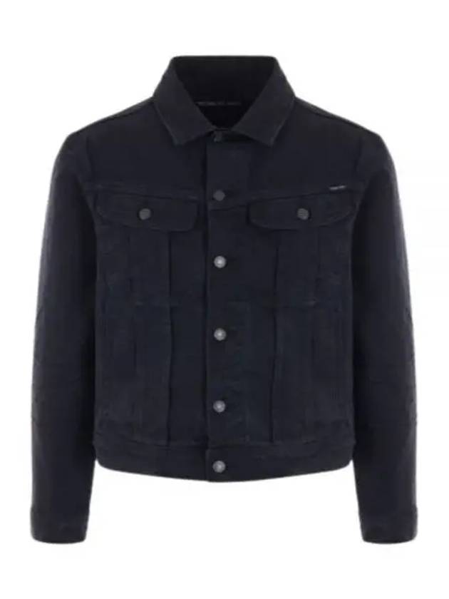 Cotton Jacket Blue - TOM FORD - BALAAN 2