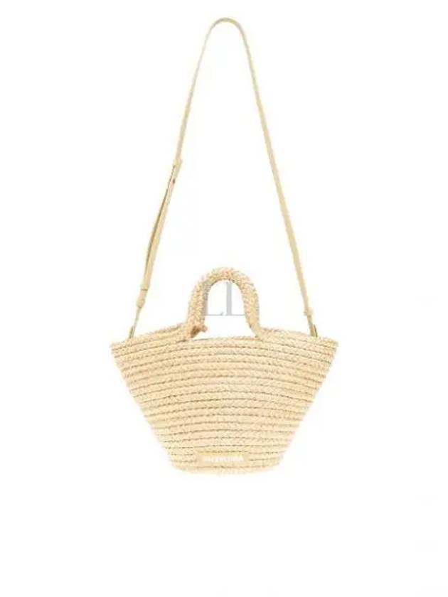 Ibiza Small Tote Bag Beige - BALENCIAGA - BALAAN 2