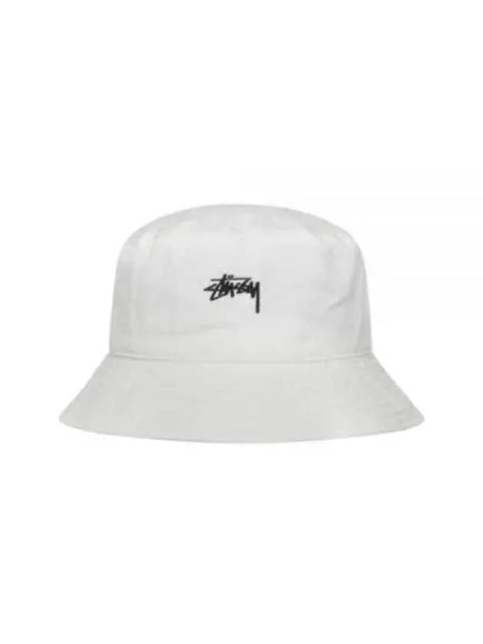 STOCK BUCKET HAT 1321023NATURAL stock bucket hat - STUSSY - BALAAN 1