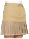 Golf Wear Women s Mini Pleated Skirt MLW 3B AE06 BEIGE - MARK & LONA - BALAAN 10