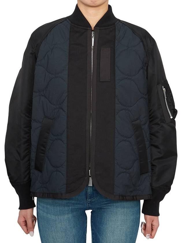 Nylon Twill Ripstop Jacket Black - SACAI - BALAAN 4