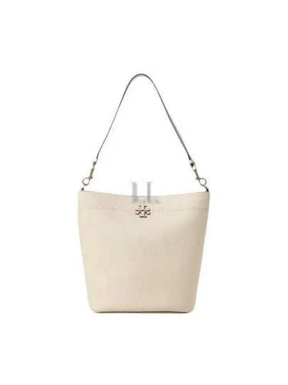 McGraw Logo Bucket Bag Beige - TORY BURCH - BALAAN 2