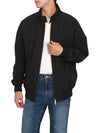 G9 Classic Original Harrington Zip-Up Jacket Dark Navy - BARACUTA - BALAAN 7