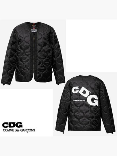 Liner Quilted Jacket Black - COMME DES GARCONS - BALAAN 2