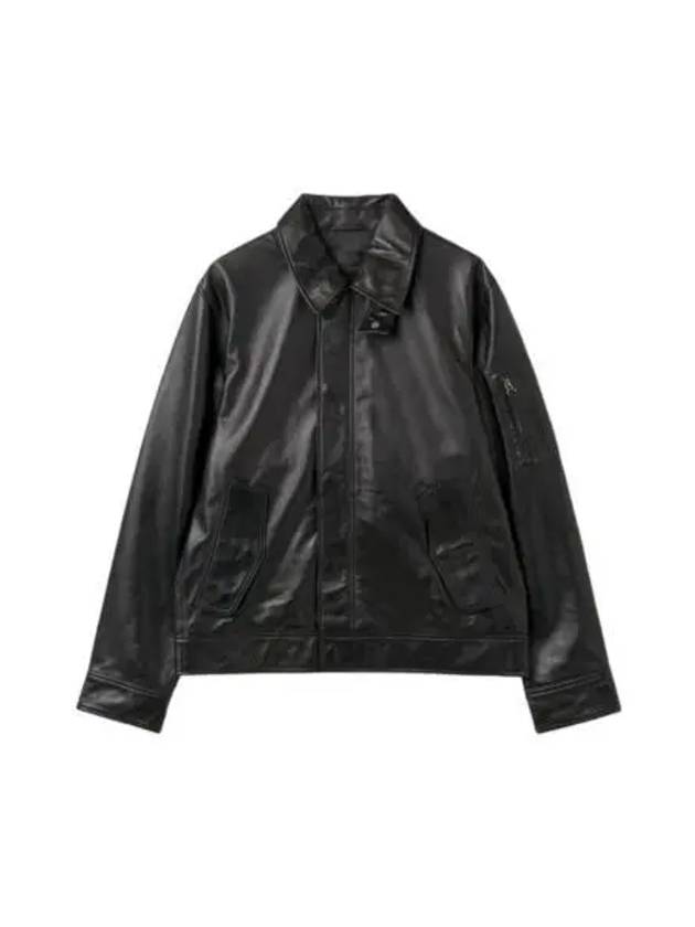 Leather Flight Jacket Black - HELMUT LANG - BALAAN 2