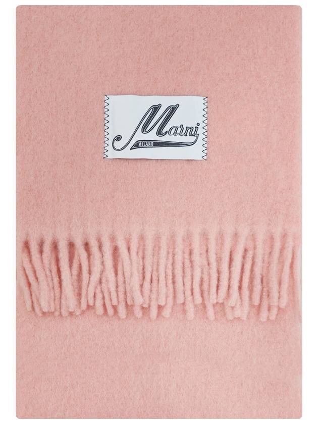 Alpaca Wool Scarf Pink - MARNI - BALAAN 2