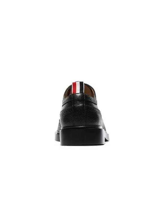 Men's Classic Long Wing Brogue Lace Up Brogue Shoes Black - THOM BROWNE - BALAAN 4