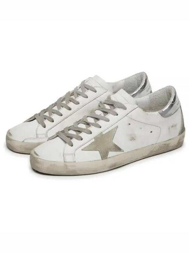 Superstar Silver Heel Tab Sneakers White - GOLDEN GOOSE - BALAAN 2