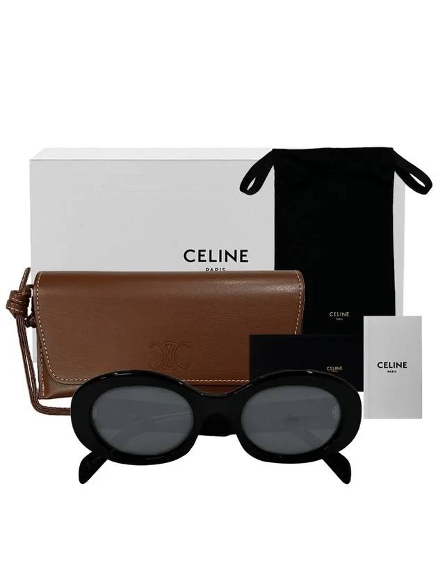 Eyewear Triomphe Acetate Sunglasses Black - CELINE - BALAAN 10