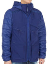 Goggles 5 Pocket Hooded Jacket Blue - CP COMPANY - BALAAN 6