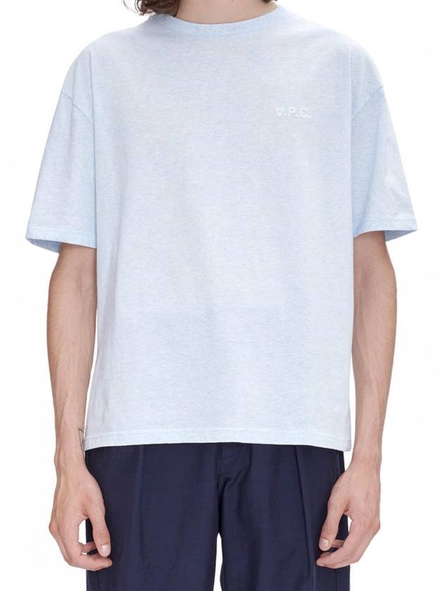 Joachim Short Sleeve T-shirt Blue - A.P.C. - BALAAN 6