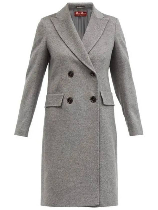 MANUEL Wool Coat Gray 60161629 011 - MAX MARA - BALAAN 1