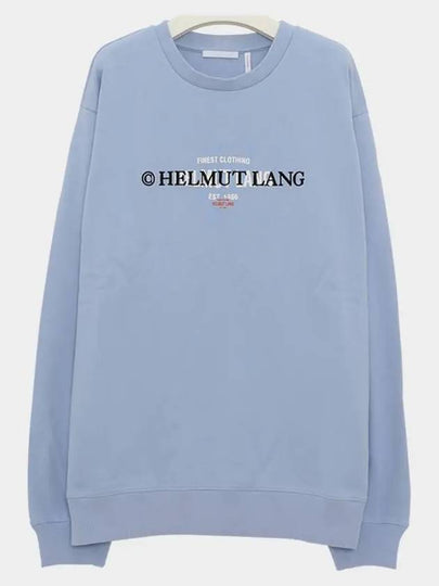 Layer Logo Sweatshirt Sky Blue - HELMUT LANG - BALAAN 2