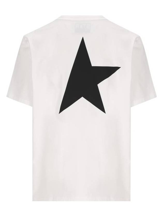 Star Collection Logo Short Sleeve T-Shirt White - GOLDEN GOOSE - BALAAN 3