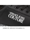 Logo Couture Court 88 Low Top Sneakers Black - VERSACE - BALAAN 5