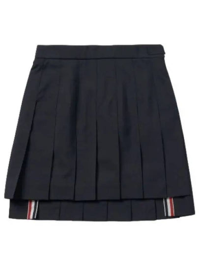 School Uniform Pleated Skirt Navy - THOM BROWNE - BALAAN 2