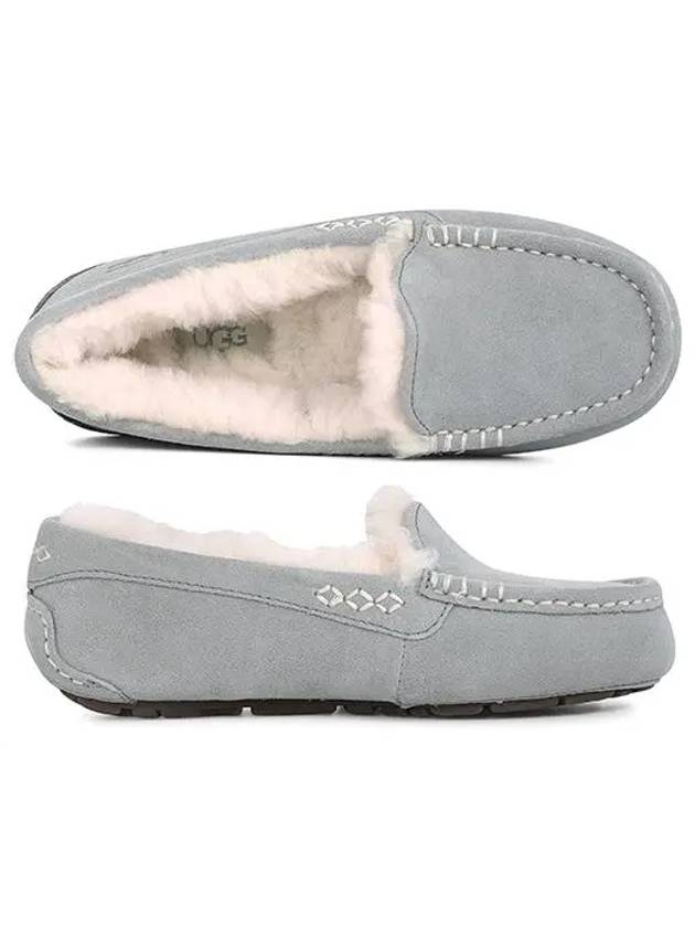 Ansley fur moccasin loafers light gray - UGG - BALAAN 3