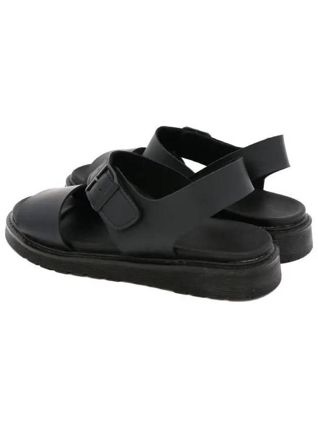 SPMA03PRT Unisex Height 4cm Strap Sandals Black - SUPENER - BALAAN 5