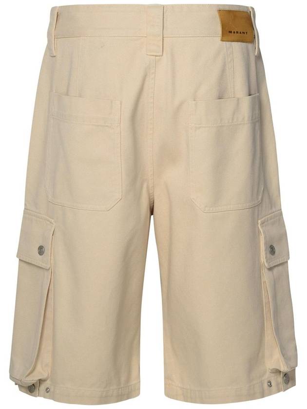 Short Pants SH0101HAB1H07H23EC BEIGE - ISABEL MARANT - BALAAN 4