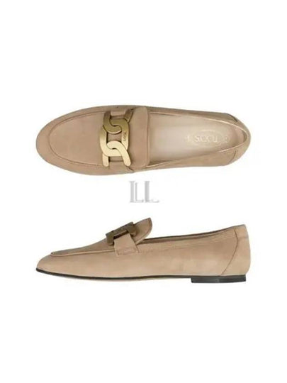 Women's Kate Suede Loafers Beige - TOD'S - BALAAN 2