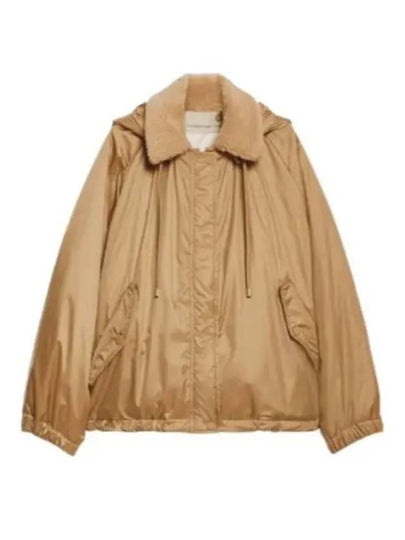 Arles Reversible Water Repellent Padding Camel - MAX MARA - BALAAN 2