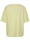 Flee loose fit round neck short sleeve T-shirt MW3SE060YEL - P_LABEL - BALAAN 3