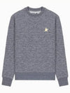 Women's Gold Star Athena Sweatshirt Melange Grey - GOLDEN GOOSE - BALAAN 2