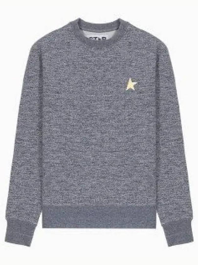 Women's Gold Star Athena Sweatshirt Melange Grey - GOLDEN GOOSE - BALAAN 2