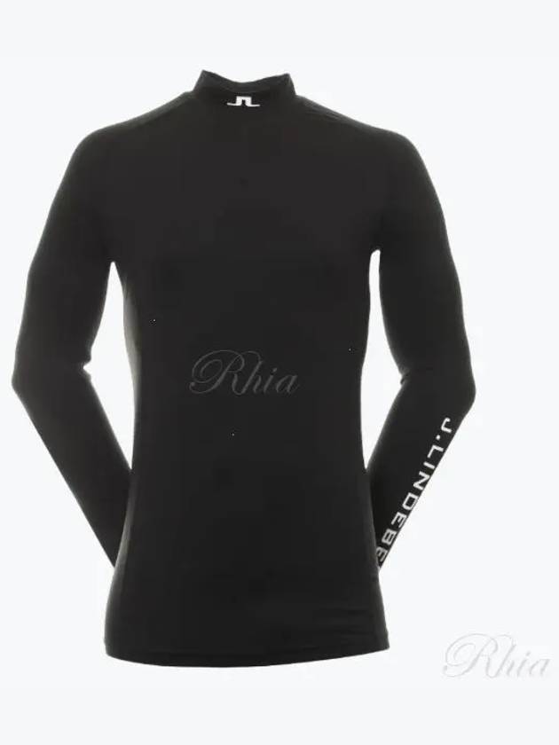 Men's Aello Soft Compression Long Sleeve T-Shirt Black - J.LINDEBERG - BALAAN 2