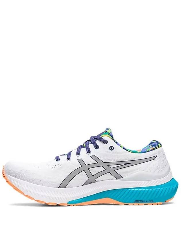 23 Gel Kayano 29 Lite-Show Low Top Sneakers White Green Blue - ASICS - BALAAN 2