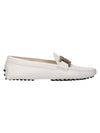 Women's Kate  Gommino Driving Shoes Off White - TOD'S - BALAAN 1