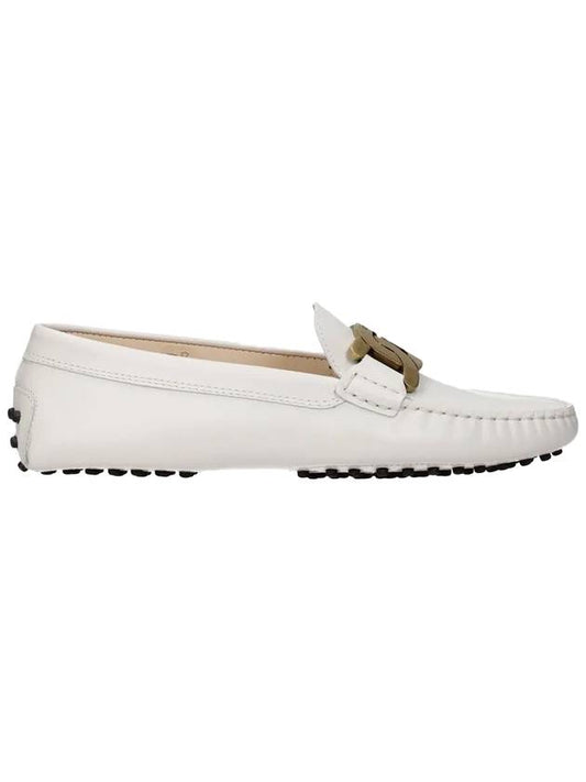 Women's Kate Gommino Driving Shoes Off White - TOD'S - BALAAN 1