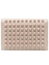 Sifnos Studded Bifold Card Wallet Beige - CHRISTIAN LOUBOUTIN - BALAAN 2