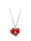 Petra Heart Logo Necklace Red - VIVIENNE WESTWOOD - BALAAN 6