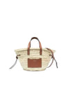 Cadix Mini Raffia Basket Tote Bag Cognac - ISABEL MARANT - BALAAN 2