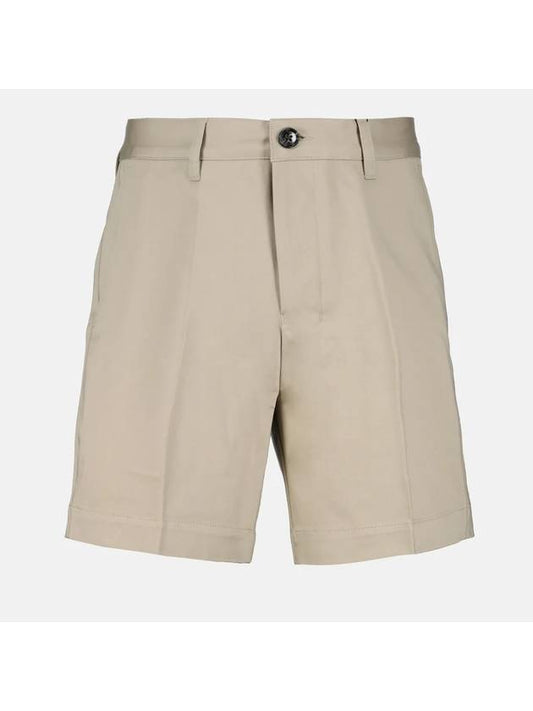 De Coeur Motif Chino Shorts Beige - AMI - BALAAN 1